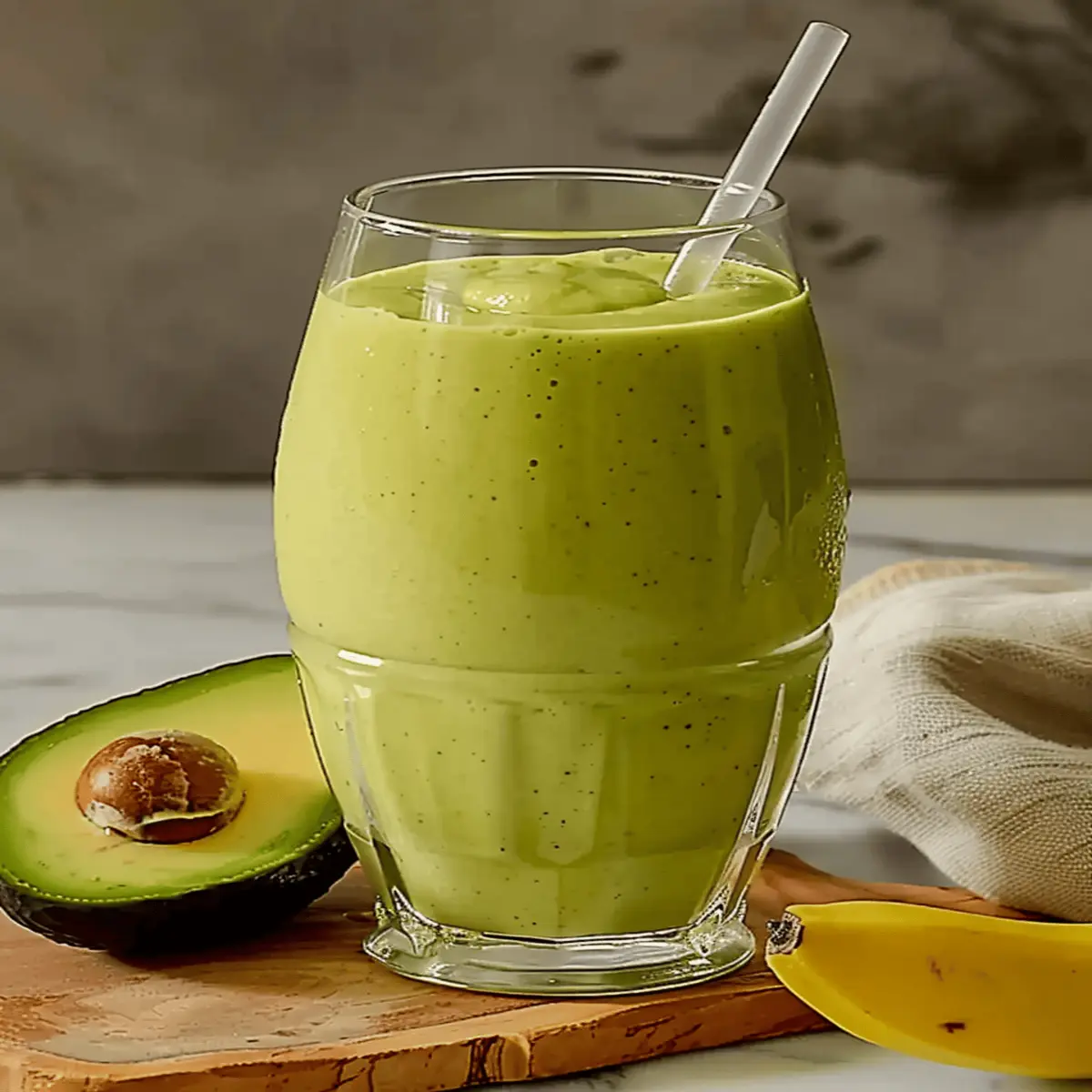 Avocado & Banana Smoothie: Creamy, Guilt-Free Delight