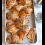 Baked Ham and Cheese Croissants