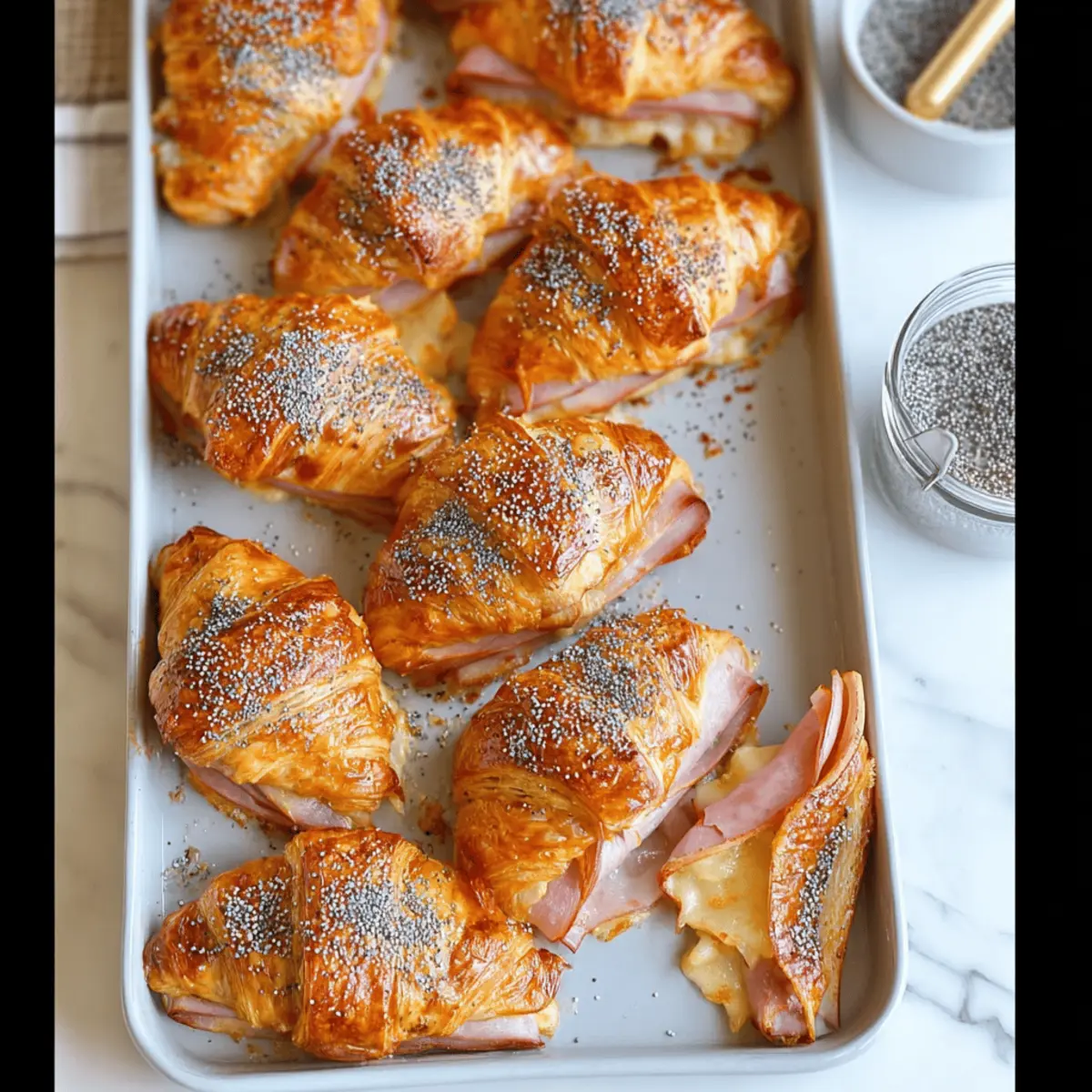 Baked Ham and Cheese Croissants: Irresistibly Flaky & Delicious