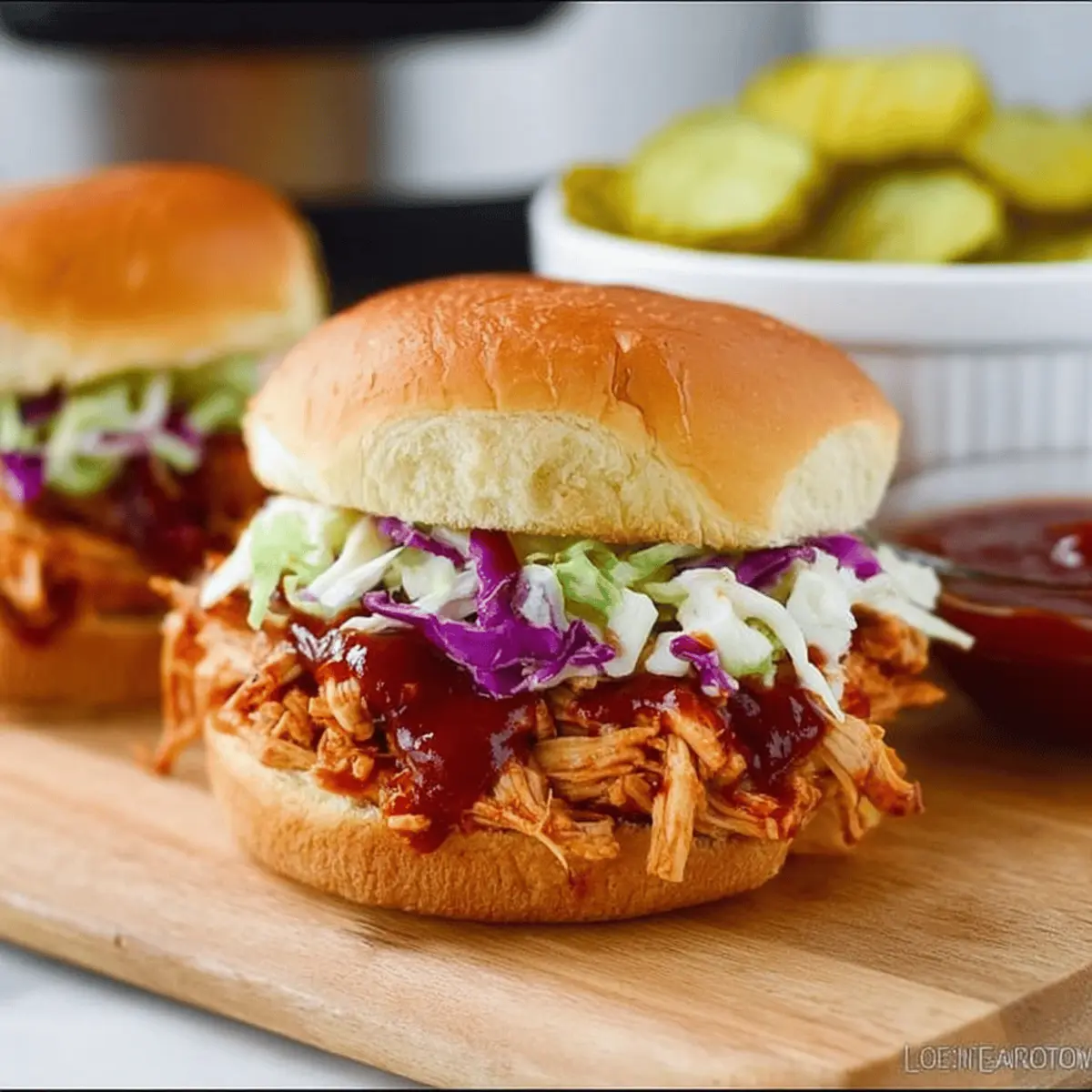 Crockpot BBQ Chicken Sandwiches: Juicy Festive Flavor Awaits