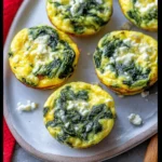 Feta and Spinach Baked Egg Cups