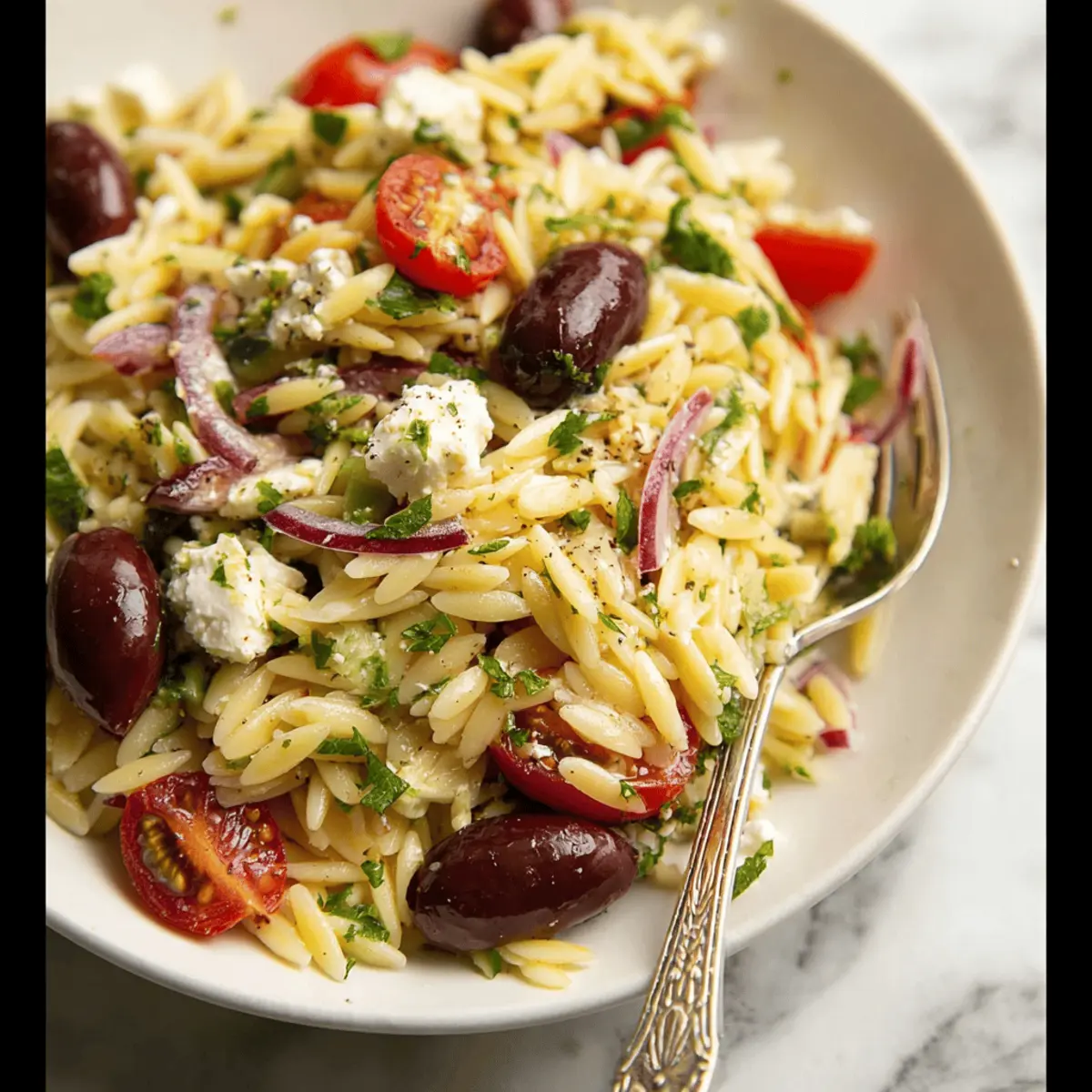 Greek Orzo Pasta Salad: The Best Flavor-Packed Delight!