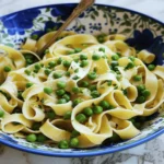Pasta with peas (pasta e piselli)
