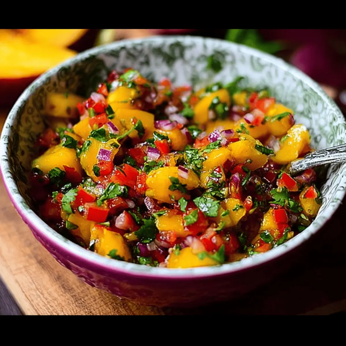 Peach Salsa Bliss: Juicy Freshness for Your Next Meal