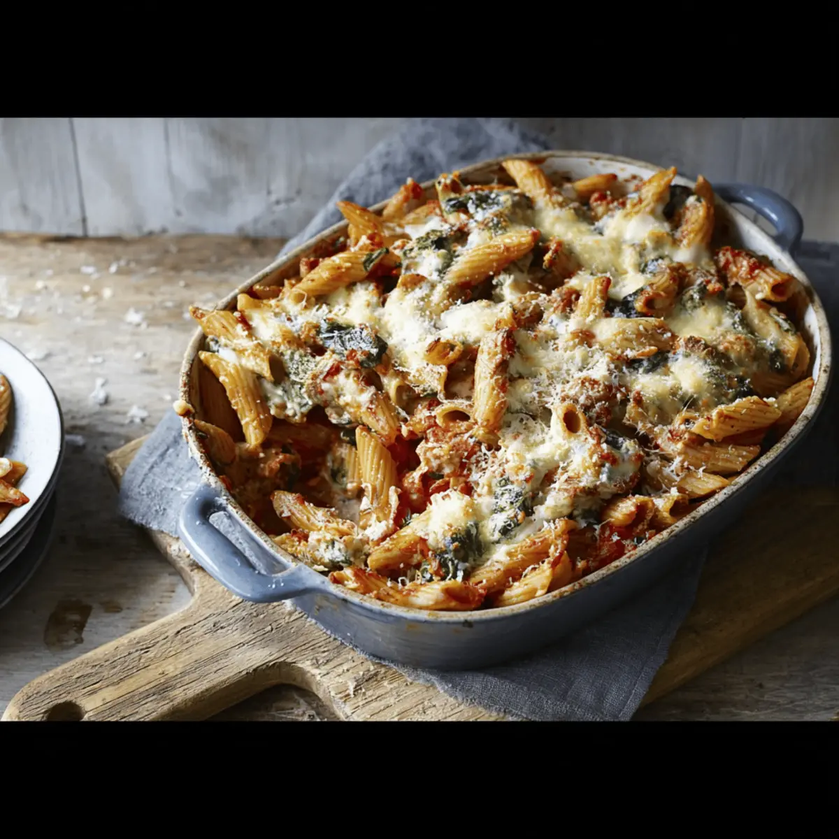 Spinach and Ricotta Pasta Bake: Indulgent Comfort in Every Bite