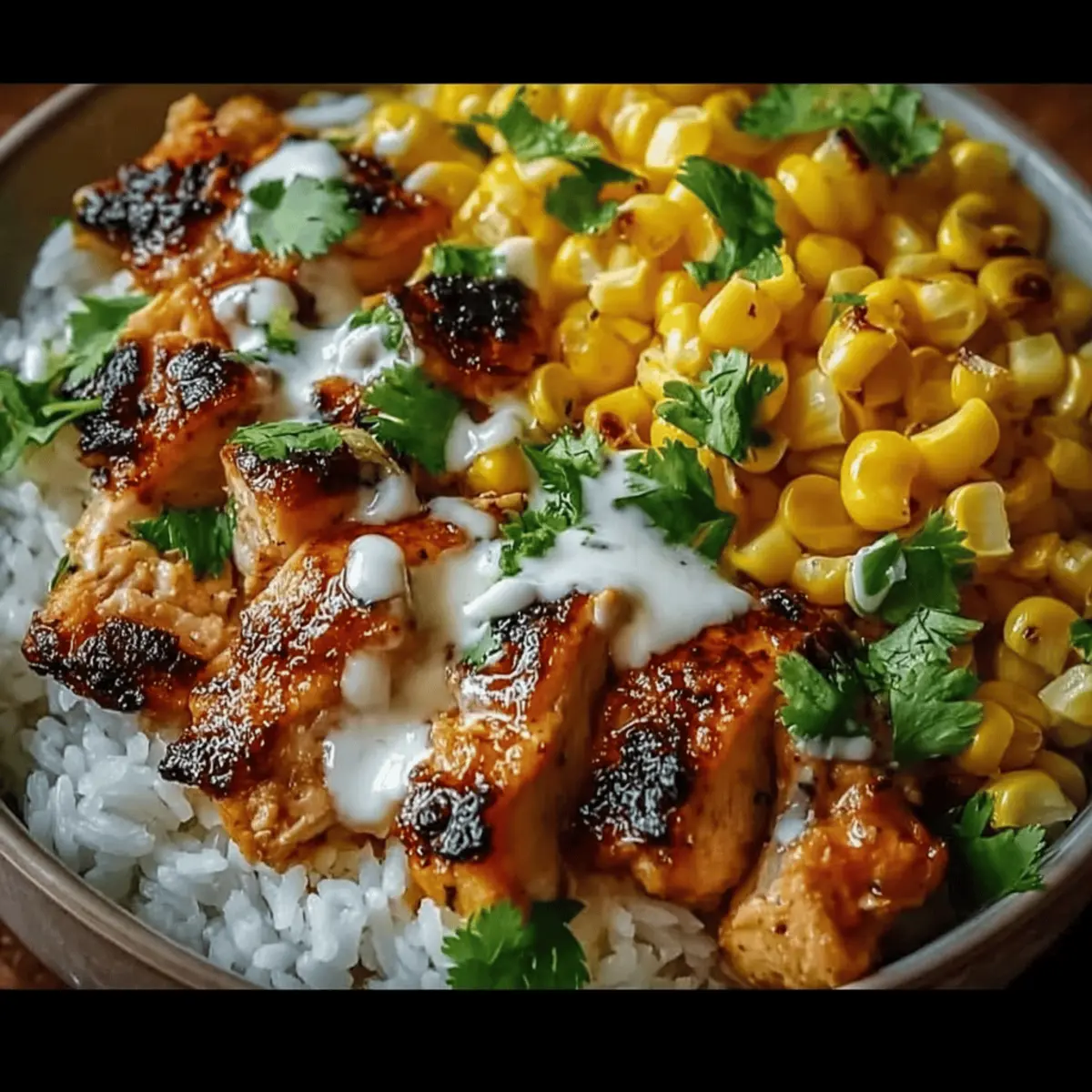 Street Corn Chicken Rice Bowl: The Best Flavor Explosion!