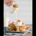 Vegan Carrot Cake Pancakes (Dairy Free)