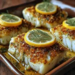 Zesty Baked Lemon Dill Cod Fillets Recipe