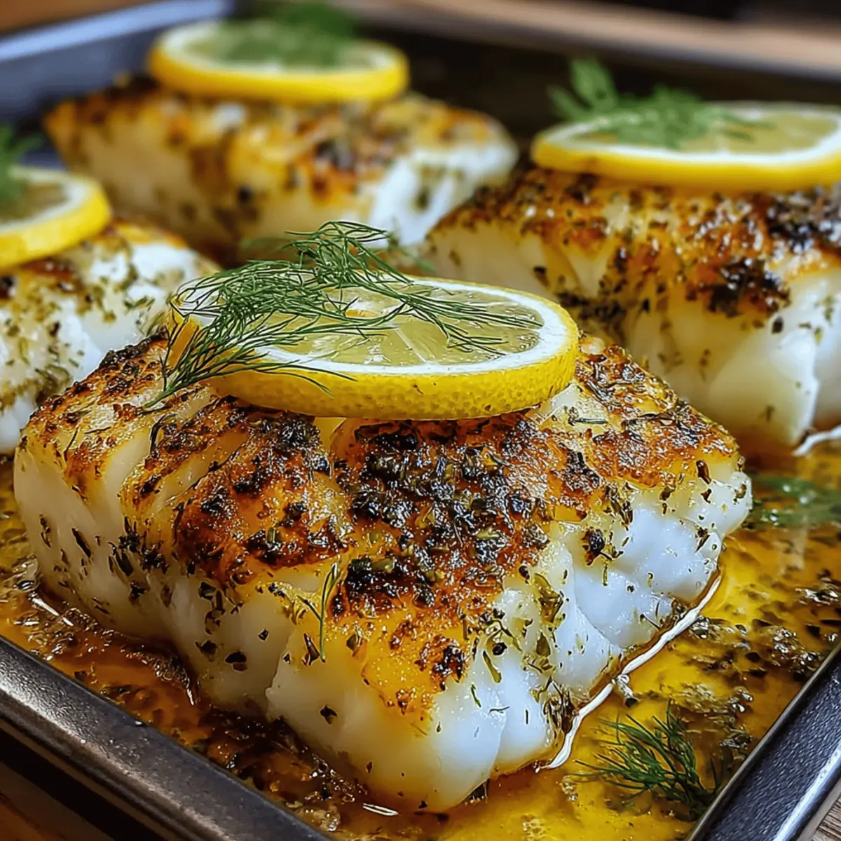 Zesty Baked Lemon Dill Cod Fillets: Simply Irresistible!