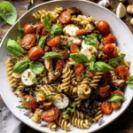 Caprese Chicken Pasta Salad.