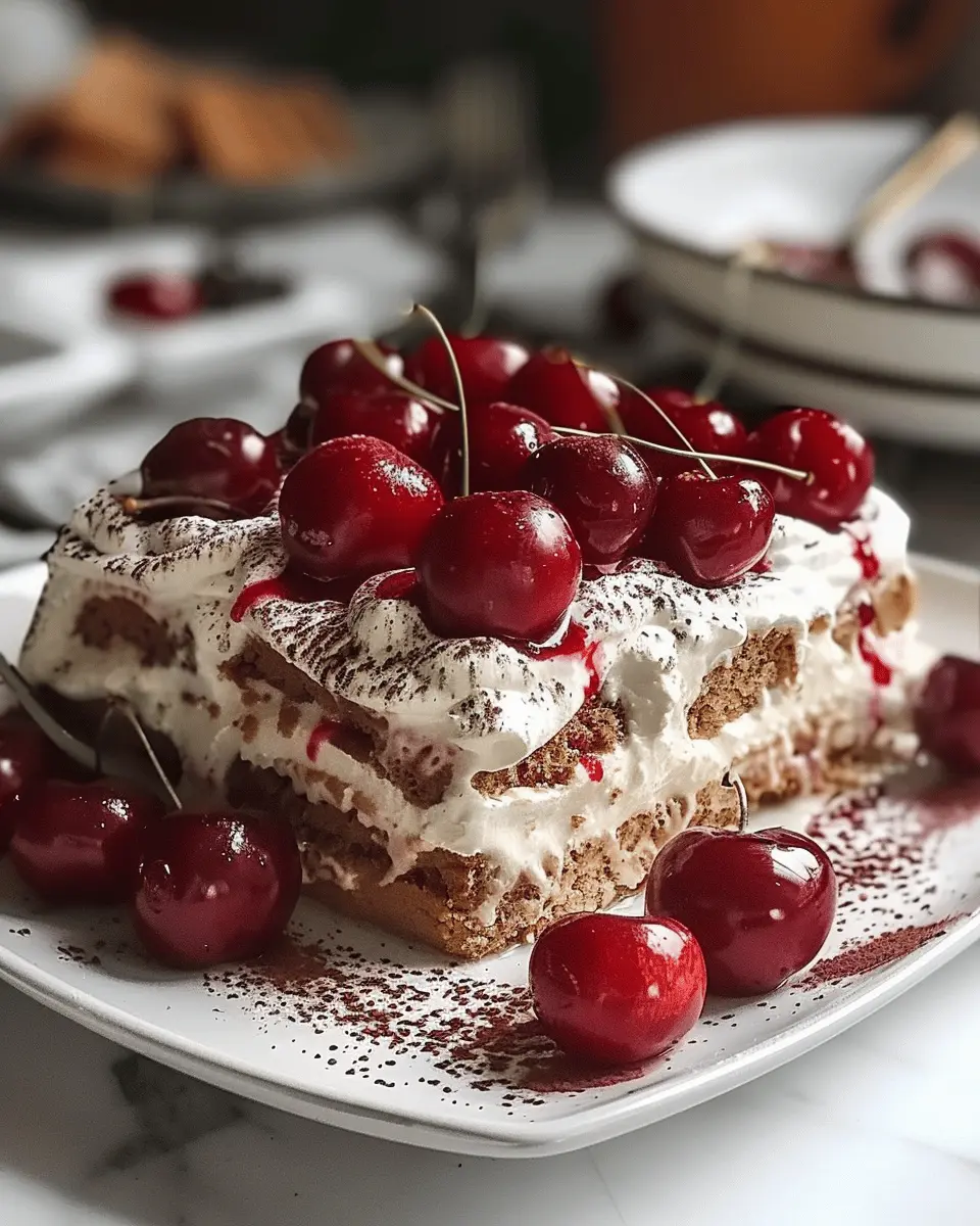 Cherry Amaretto Tiramisu: Indulgent Twist on a Classic Delight