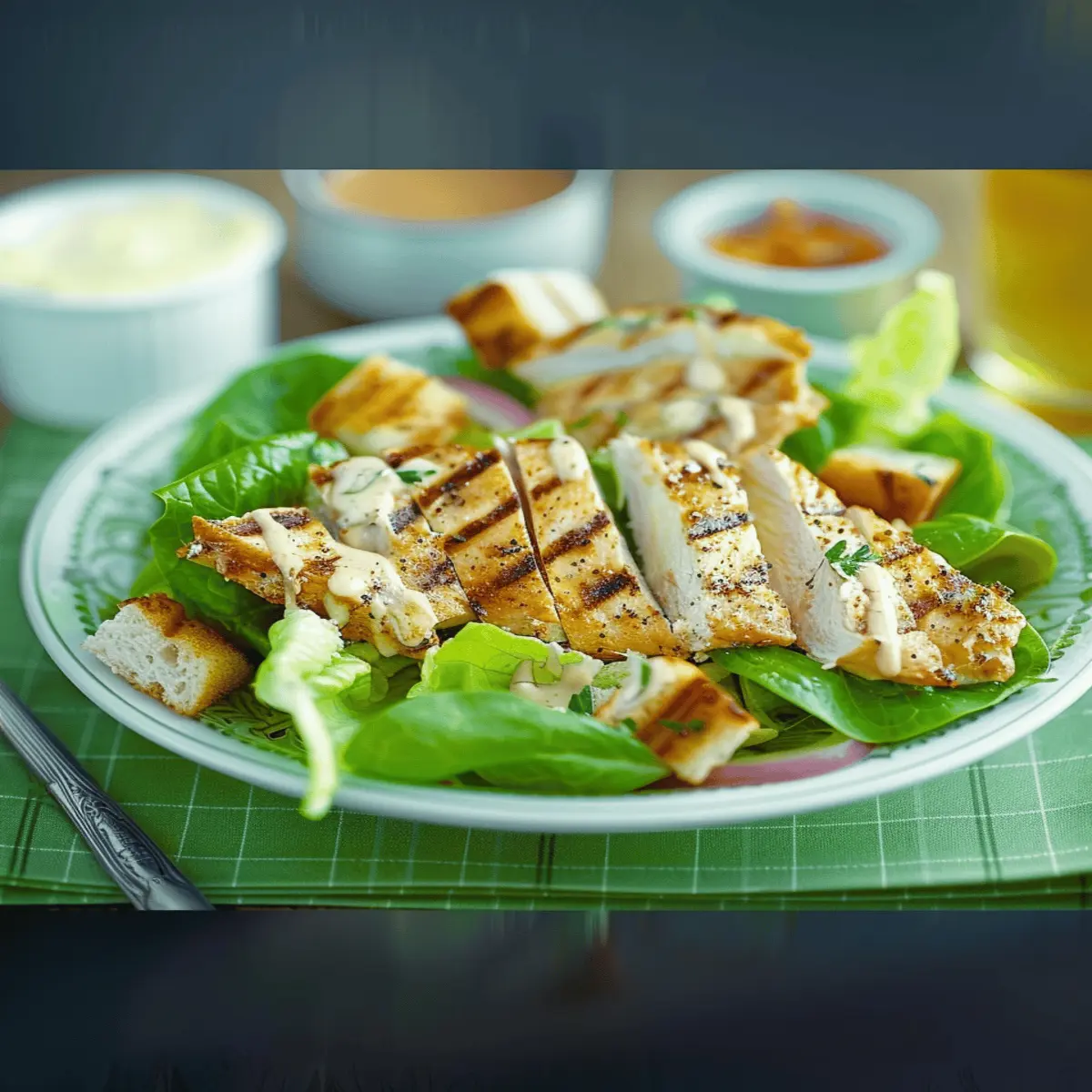 Chicken Caesar Salad Bliss: Easy, Flavor-Packed Delight