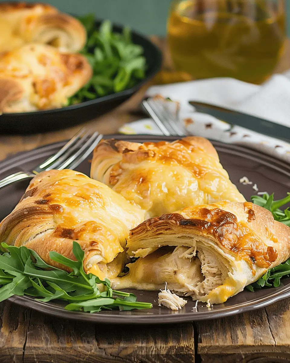 Chicken Stuffed Crescent Rolls