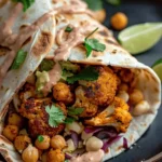 Chili Lime Chickpea Wrap