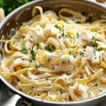 Crab Fettuccine Alfredo