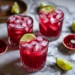 Crimson Hibiscus Rum Punch