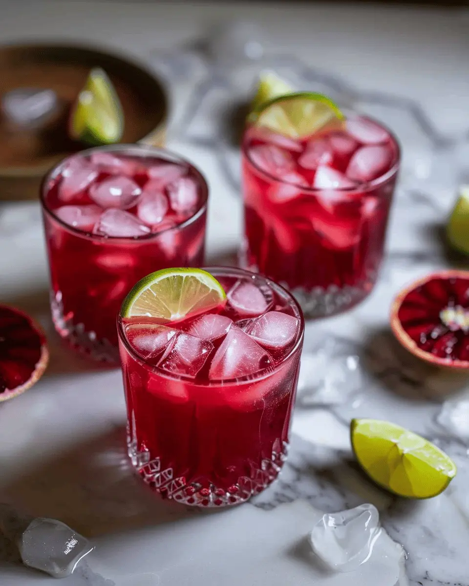 Crimson Hibiscus Rum Punch: A Refreshing Twist for Your Gatherings