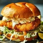Fried Cod Fish Sandwich