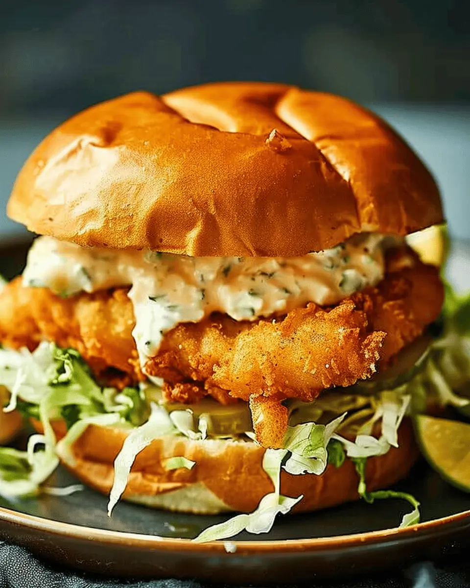 Fried Cod Fish Sandwich: A Juicy Delight for Homemade Meals