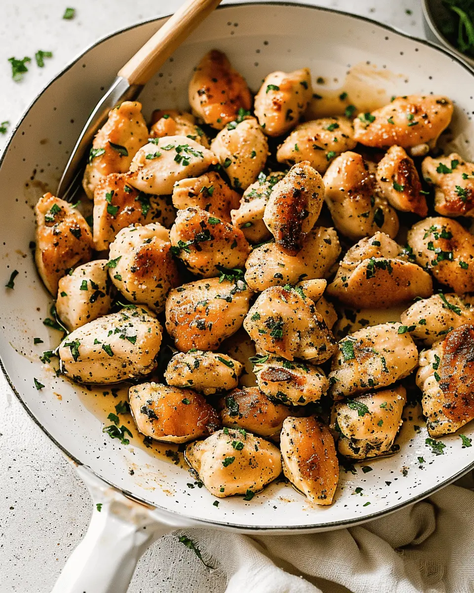 Garlic Butter Chicken Bites: Juicy Bites Your Family Will Love