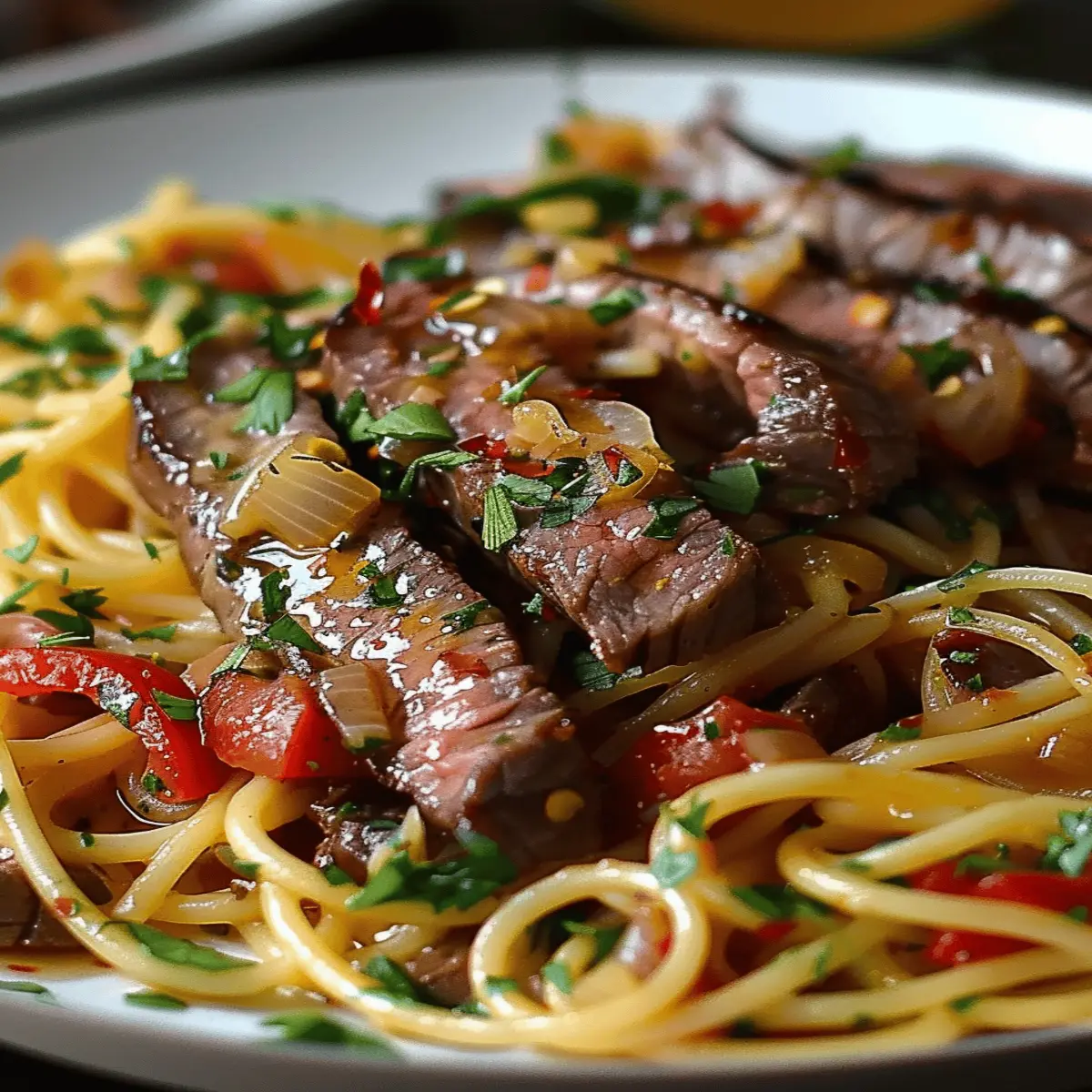 Garlic Butter Steak Lightning Noodles: Easy, Elevate Dinner Tonight!