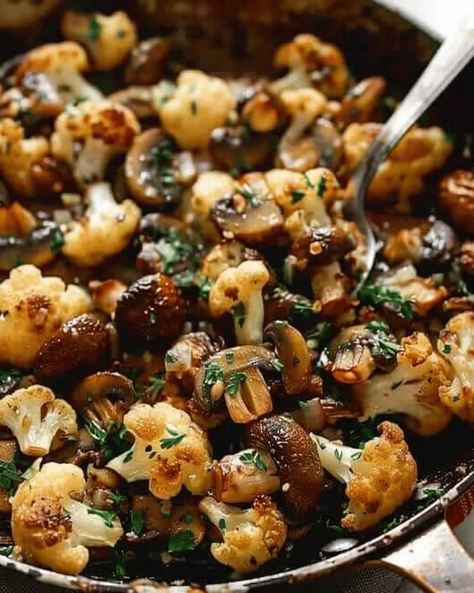Garlic Mushrooms Cauliflower Skillet: Best Easy Recipe for Home Chefs