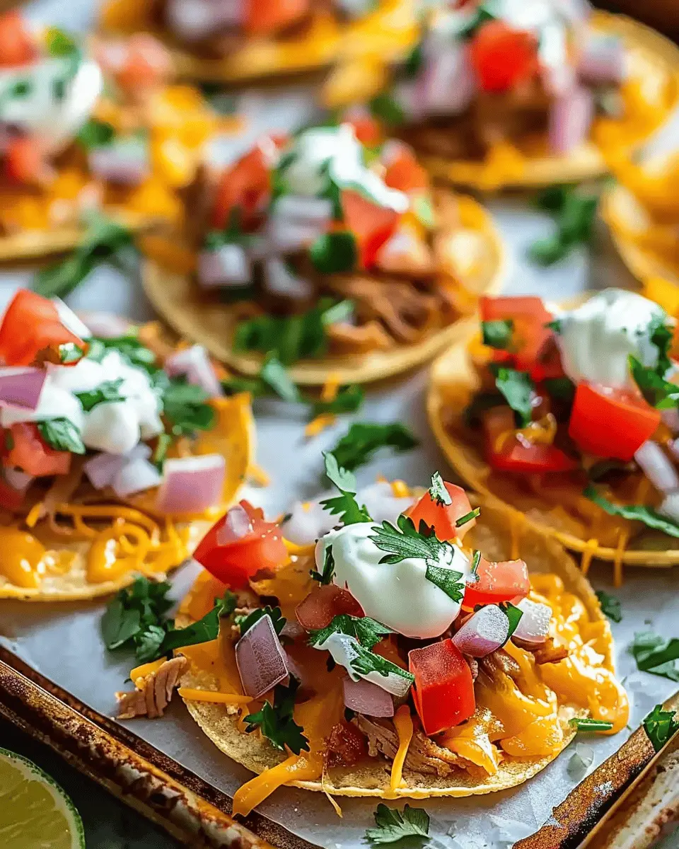 Mini Sheet Pan Tostadas Recipe