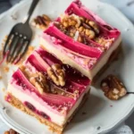 Rhubarb Cheesecake Bars