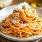 Roasted Red Pepper Pesto Pasta
