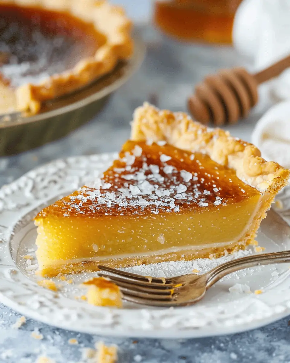 Salted Honey Pie: The Indulgent Dessert You’ll Adore