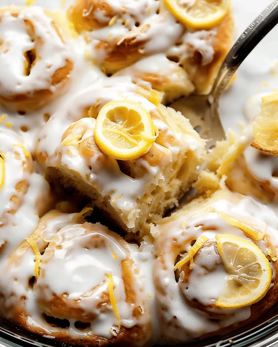 Soft Fluffy Lemon Sweet Rolls: The Best Homemade Treats