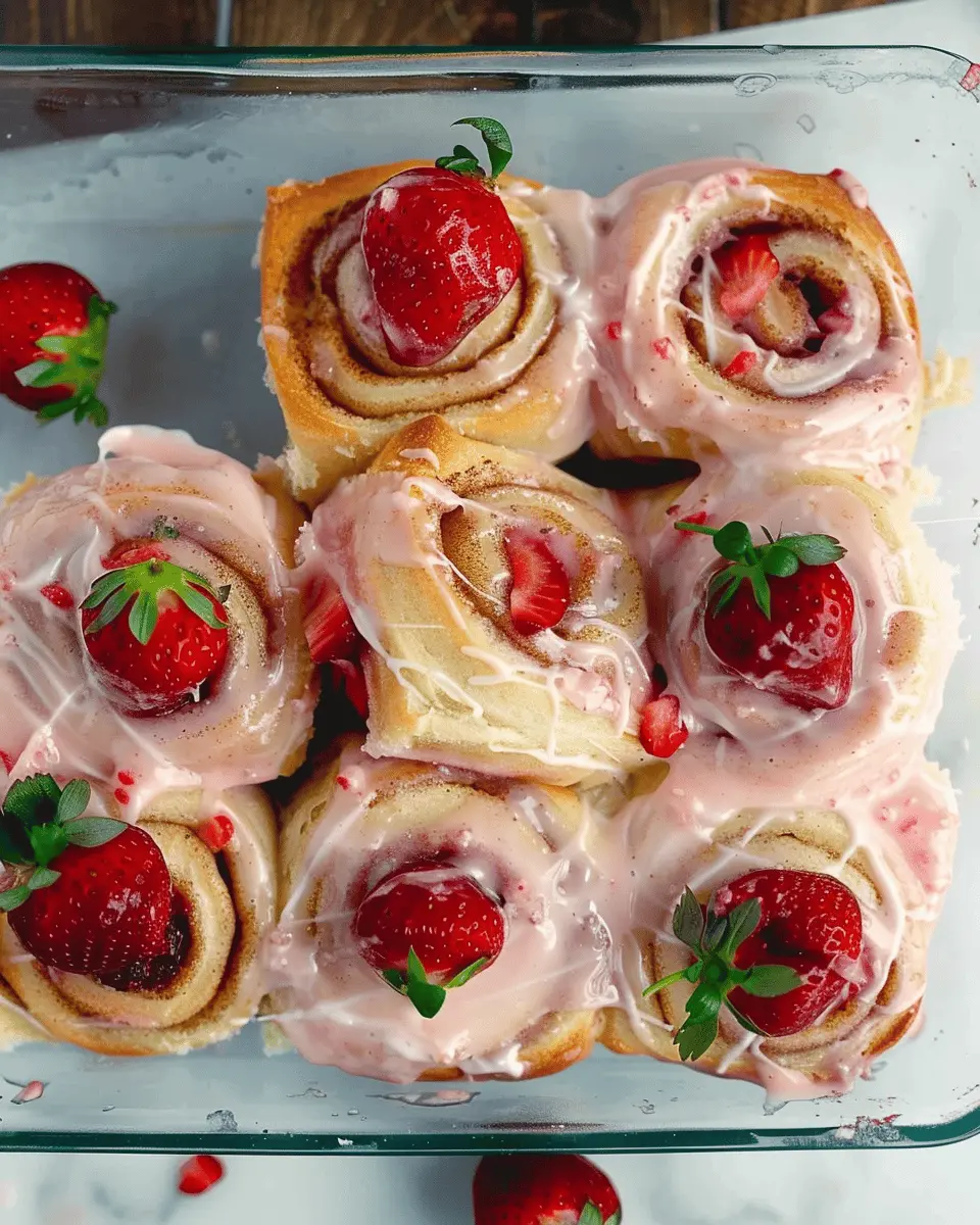 Strawberry Cinnamon Rolls: The Best Homemade Delight for Any Morning