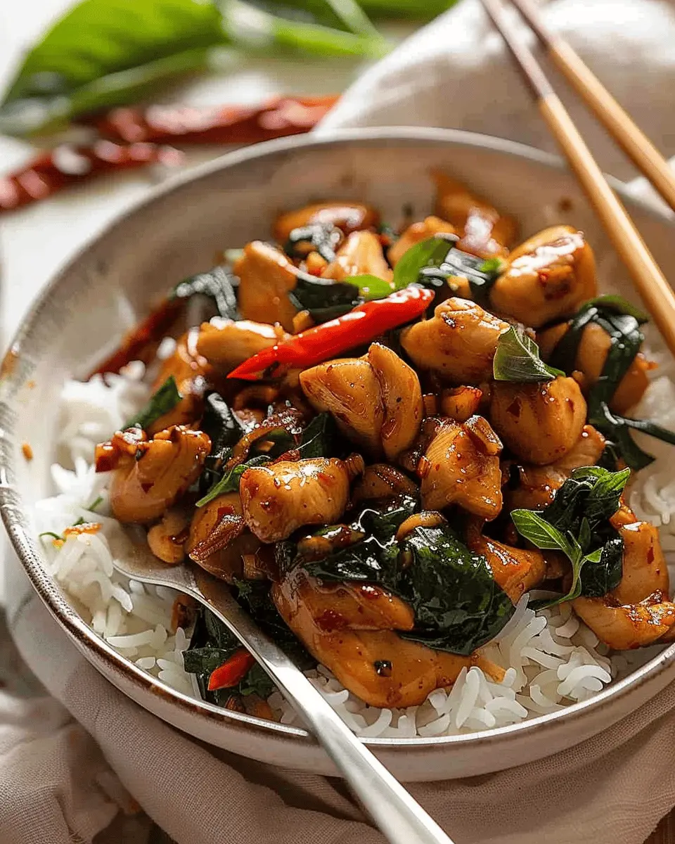 Thai Basil Chicken: The Best Easy Recipe for Flavorful Home Cooking