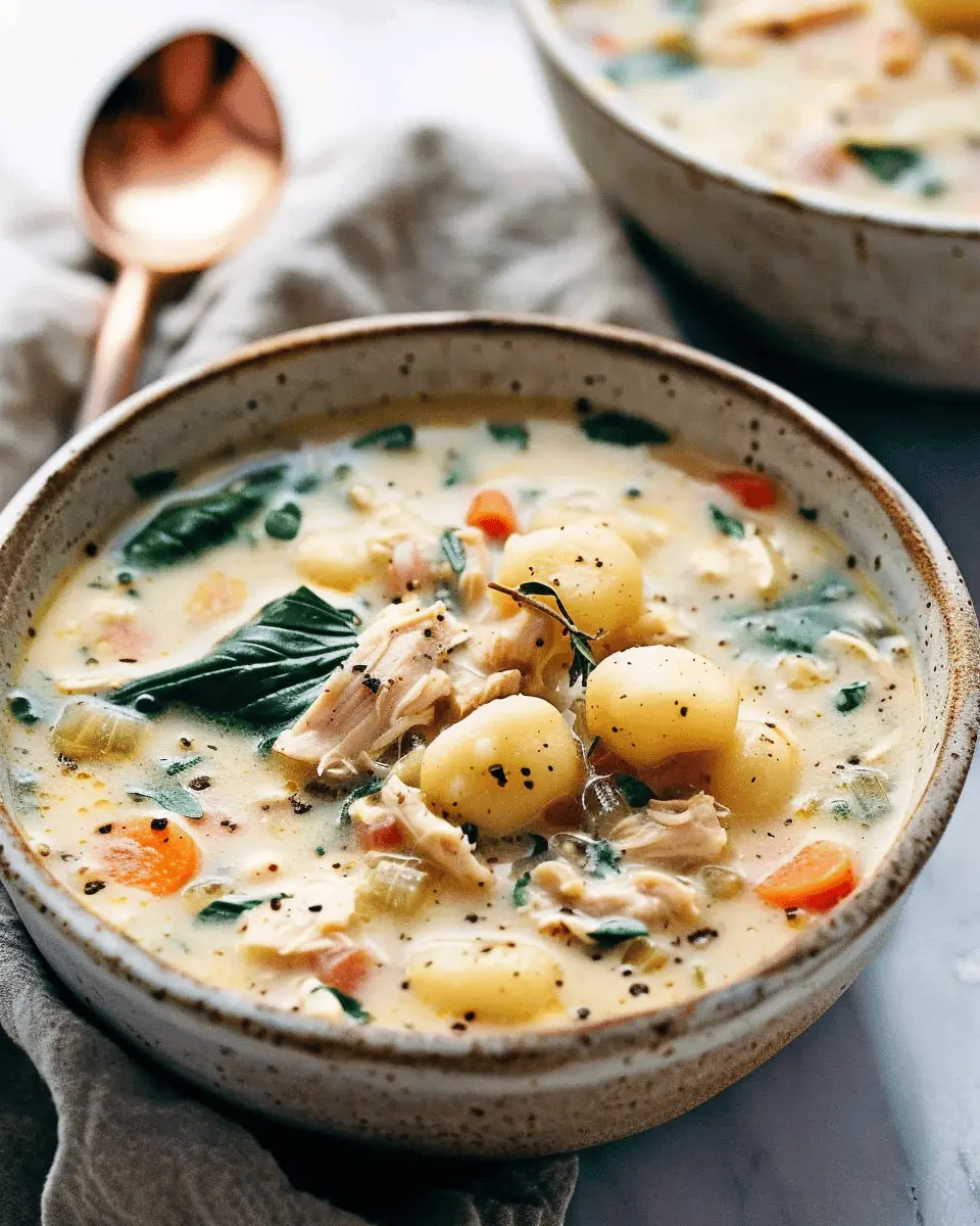 Crockpot Chicken Gnocchi Soup: Easy Comfort Food Delight