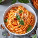 Creamy Roasted Red Pepper Pasta