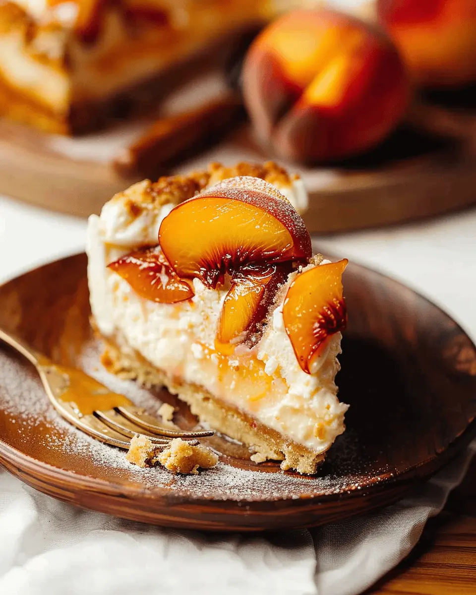 Peach Cobbler Cheesecake: Indulgent Twist on a Classic Dessert