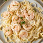 Creamy Shrimp Fettuccine Alfredo Recipe