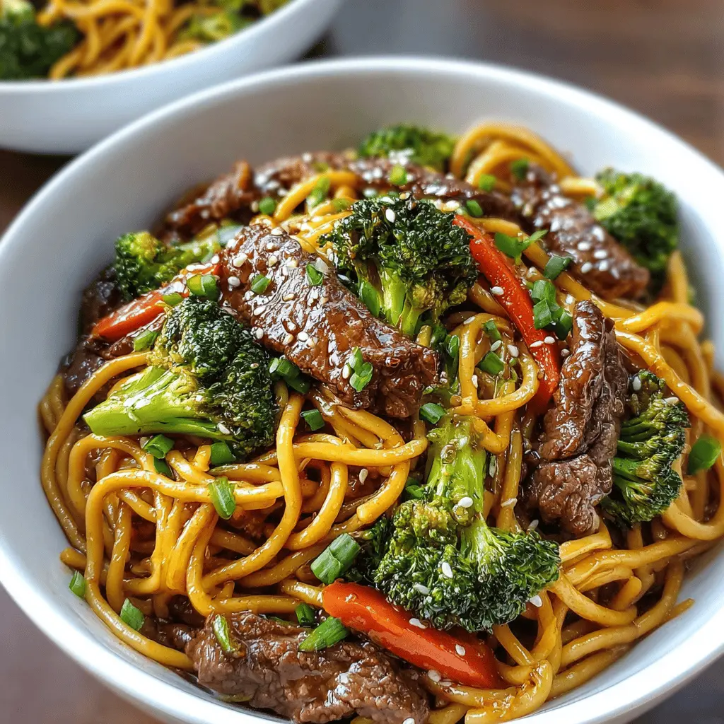 Beef and Broccoli Lo Mein: Easy Comfort Food for Busy Nights