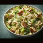 Chicken Caesar pasta salad