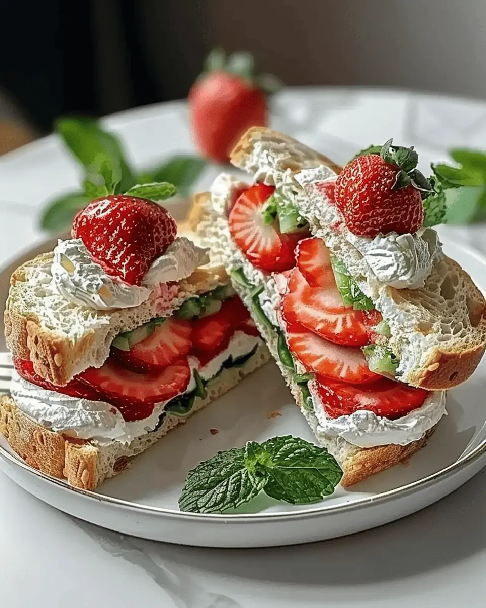 Deliciously Easy Strawberry Tea Sandwiches for Effortless Elegance