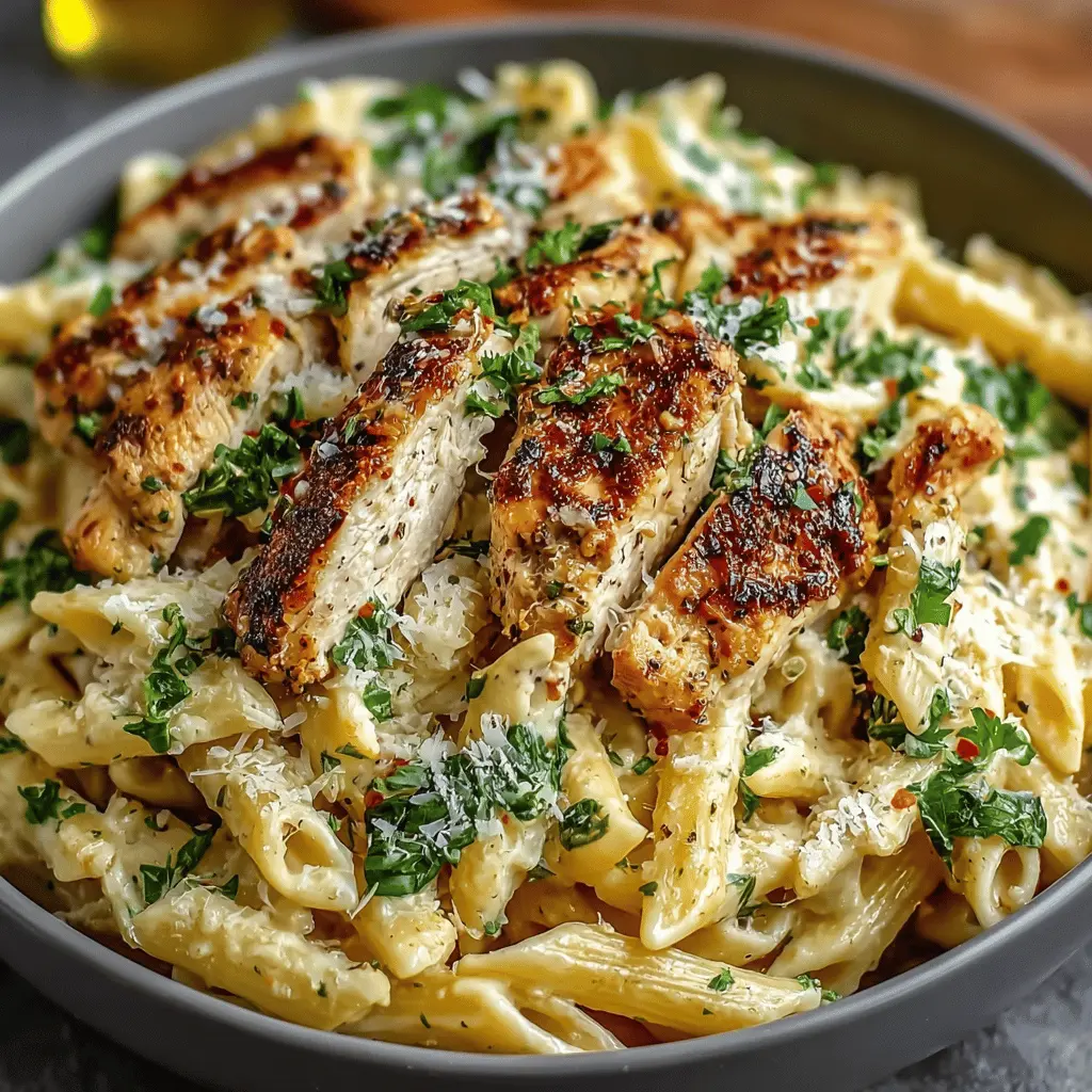 Healthy Garlic Parmesan Chicken Pasta: A Quick and Indulgent Delight