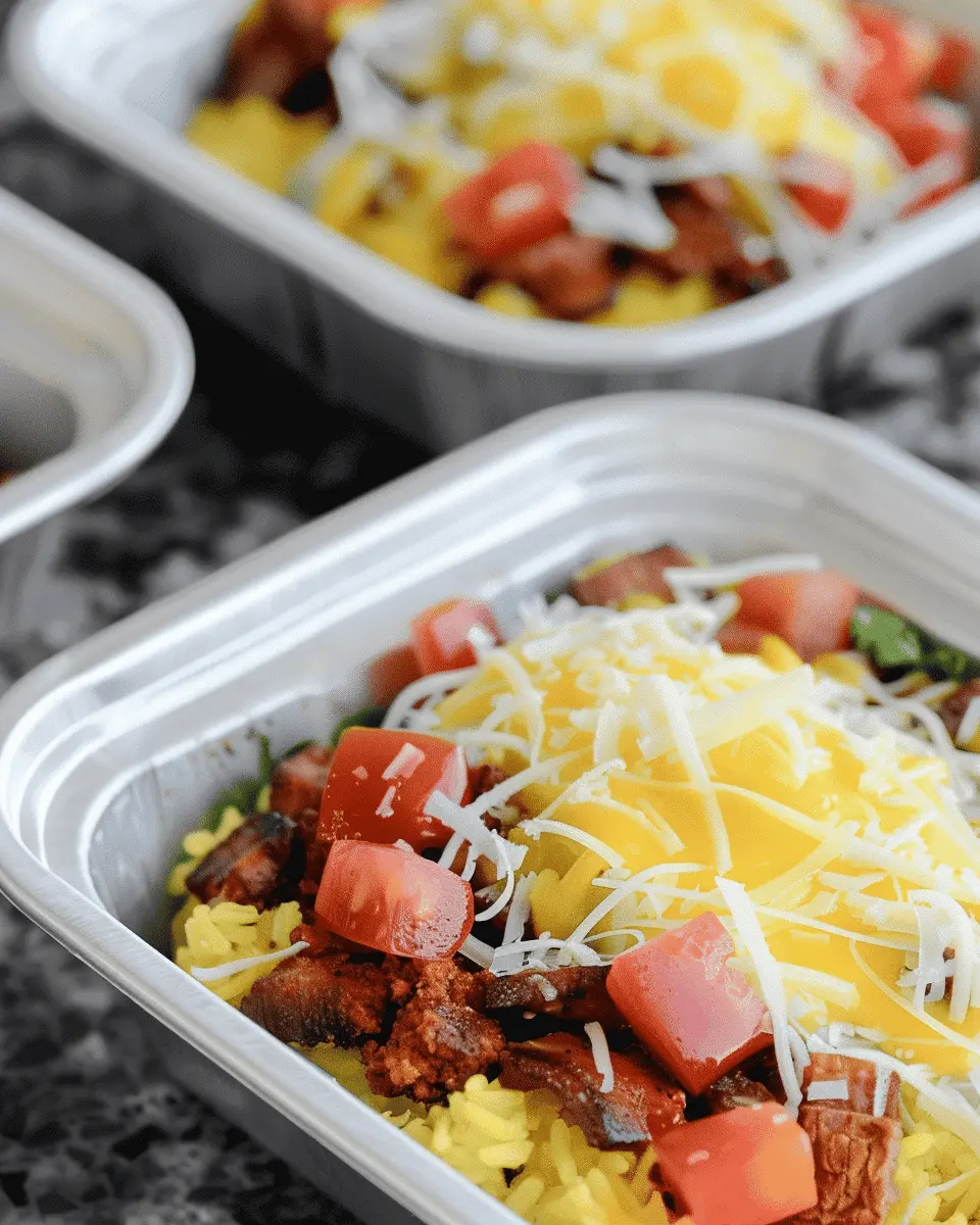 Make Ahead Breakfast Bowl Recipe: Easy Turkey Bacon Delight