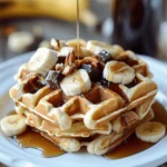 Banana Bread Waffles