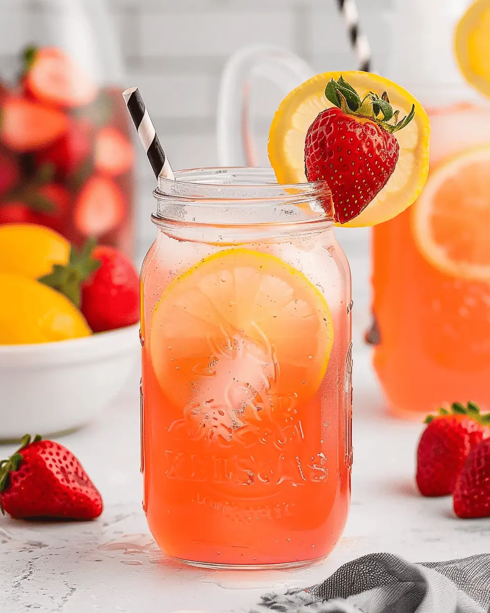 Easy Strawberry Lemonade Recipe: Refreshingly Simple & Sweet