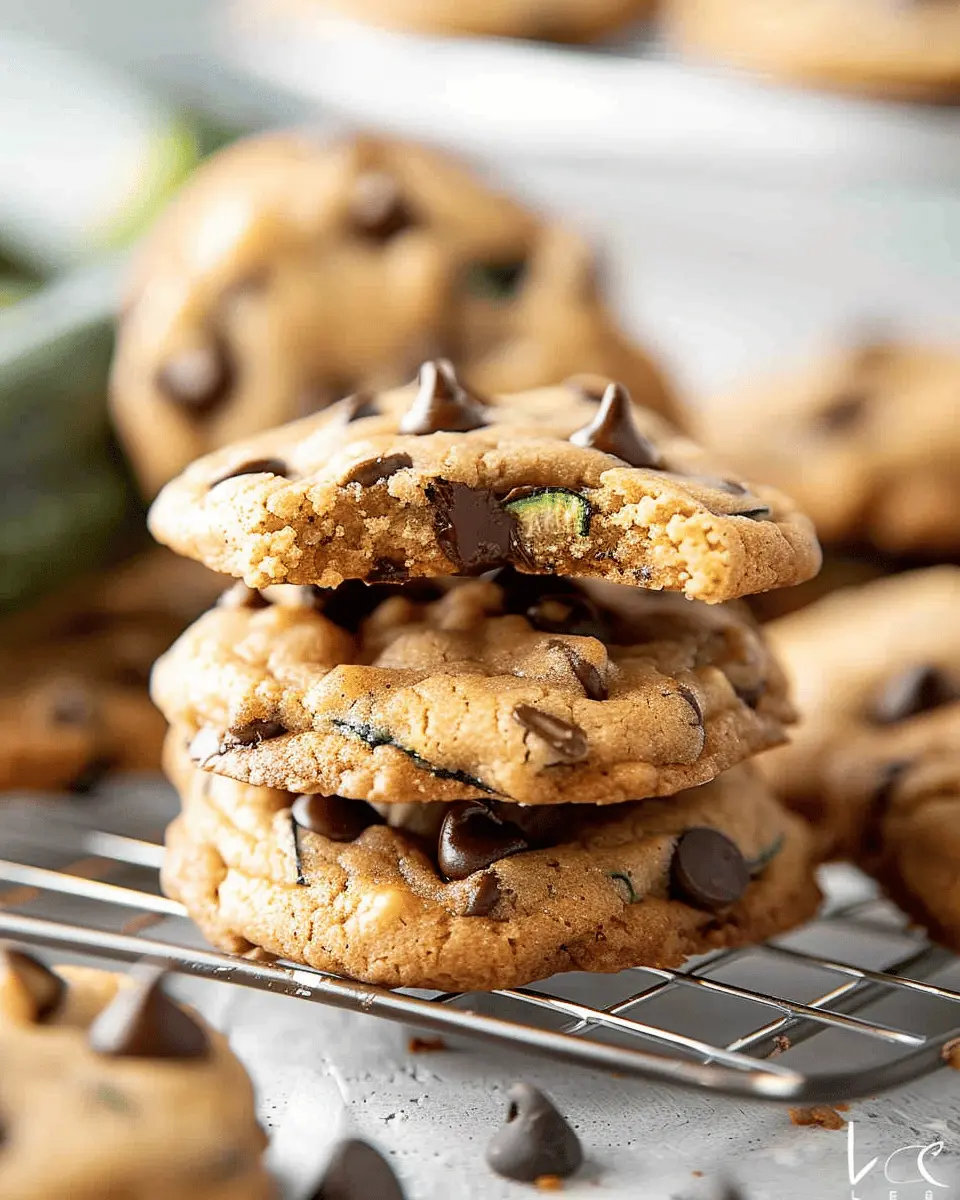 Soft Baked Zucchini Chocolate Chip Cookies: Indulgent & Easy Treat