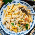 Dump-and-Bake Chicken Pasta Casserole