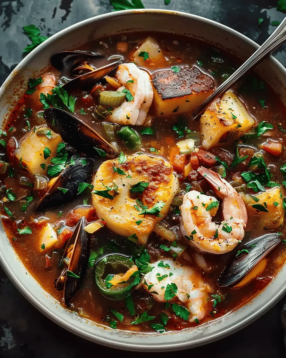 Cozy One-Pot Seafood Stew Bursting with Ocean Flavors Made Easy