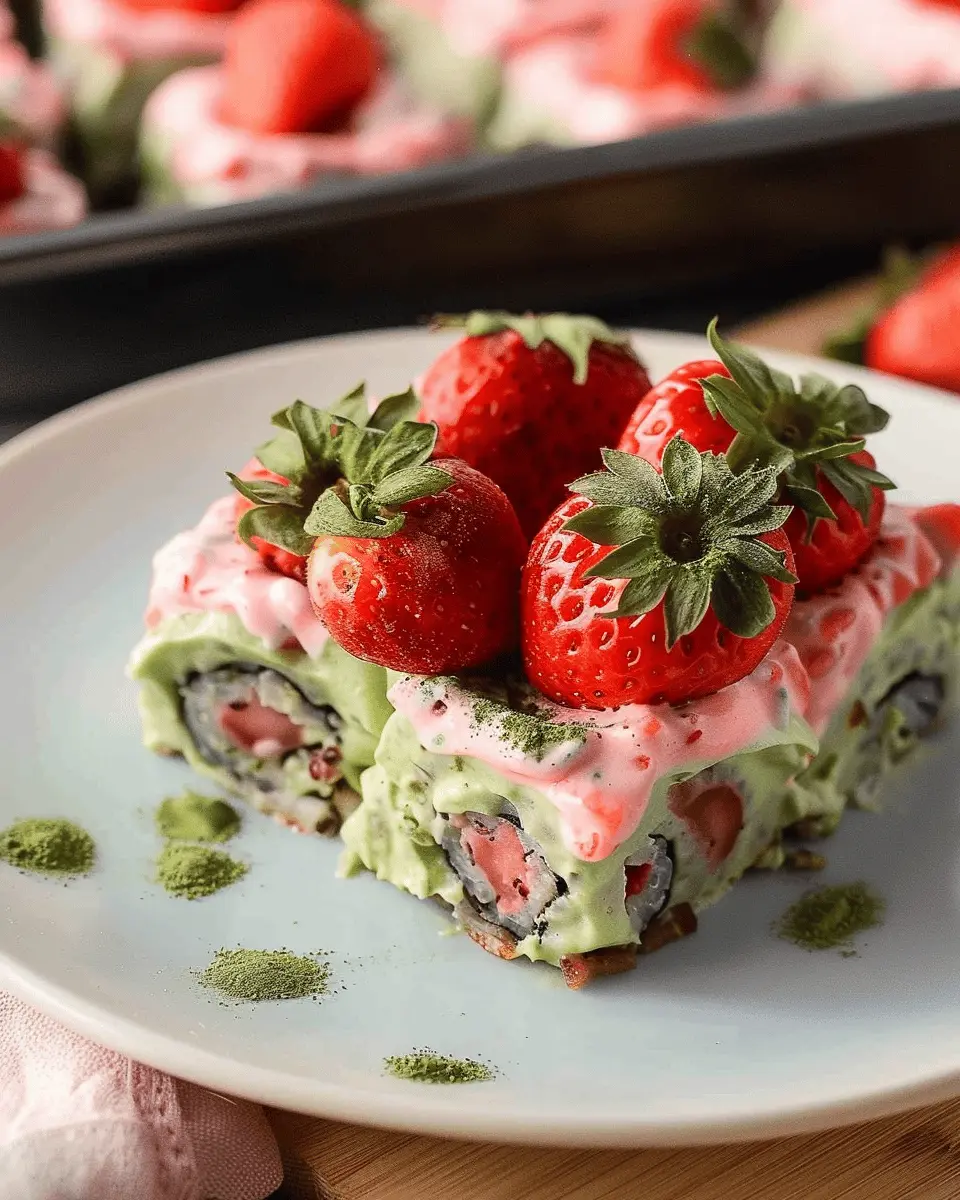 Strawberry Matcha Rolls: Easy, Delicious Treats for Everyone