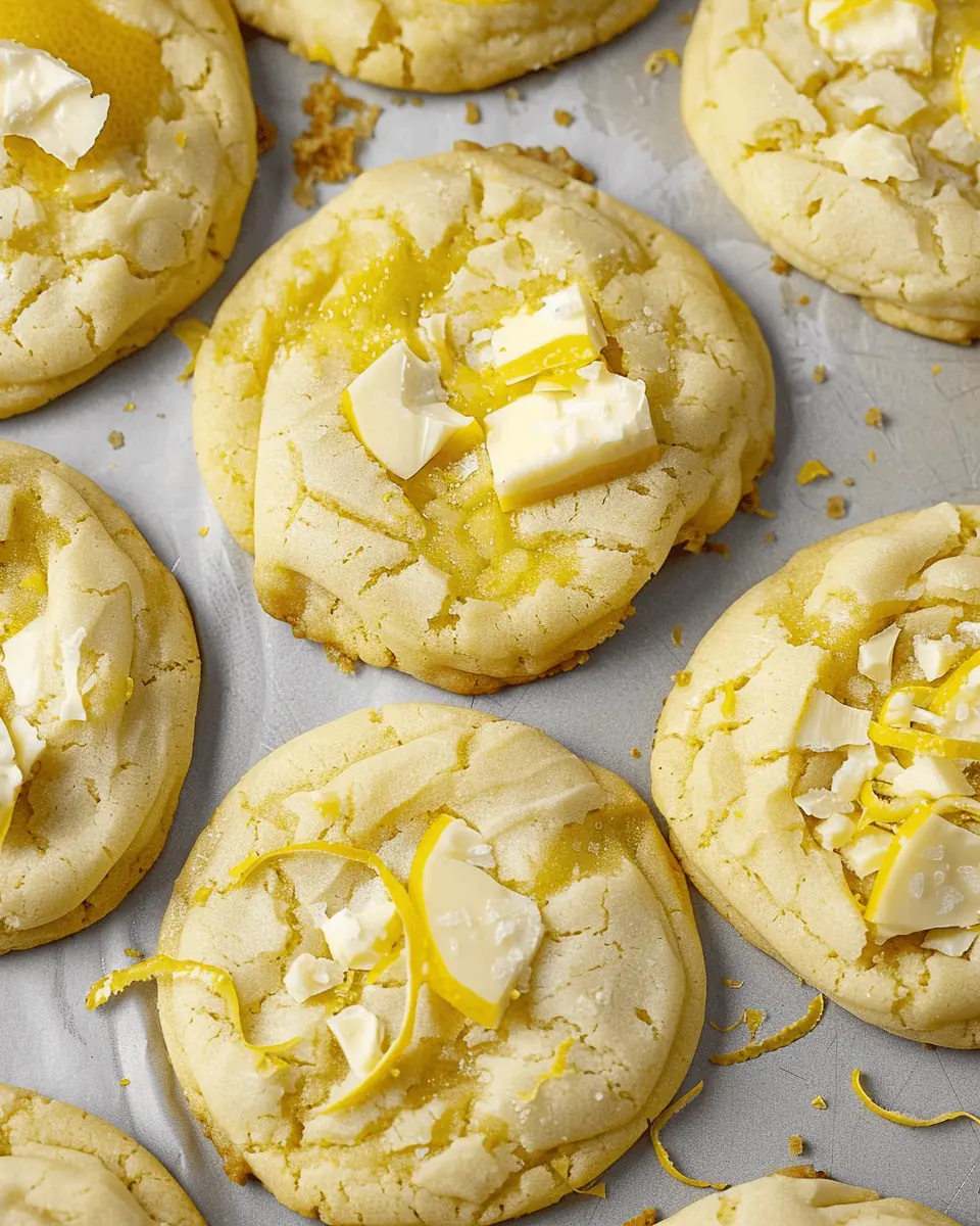 Lemon White Chocolate Cookies: The Best Sweet Treat Ever