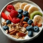 Greek Yogurt Bowl with Fruit and Nuts Recipe